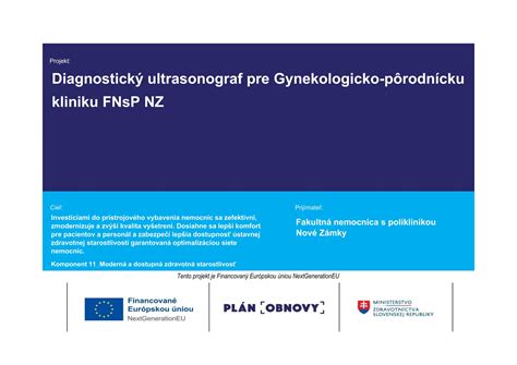 Pohľad na Gynekologicko-pôrodnícku kliniku FNsP Nové Zámky