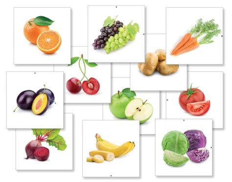 Porovnanie veľkosti plodu s ovocím a zeleninou