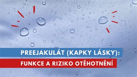 Schéma preejakulátu a ejakulátu