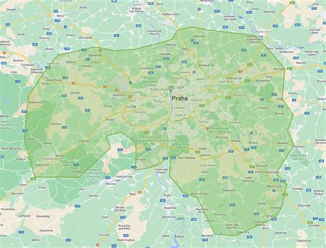 Mapa rozvozu diéty Poprad