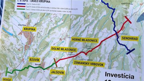 Mapa s vyznačenými trasami pre kočíky a alternatívnymi trasami