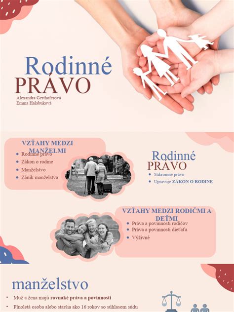 Rodinné právo a rodičovské povinnosti