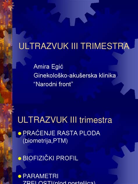 ultrazvuk tretieho trimestra