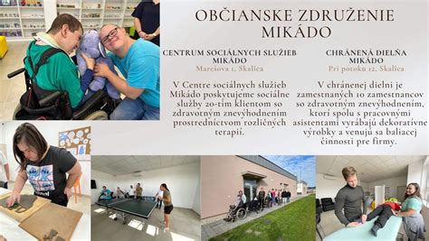 Ilustrácia rôznorodých sociálnych služieb poskytovaných mestom