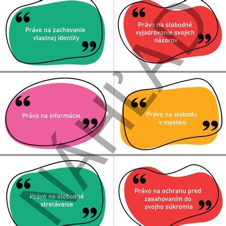 Infografika zobrazujúca práva dieťaťa