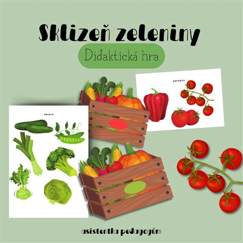 Hra s otlačkami zeleniny
