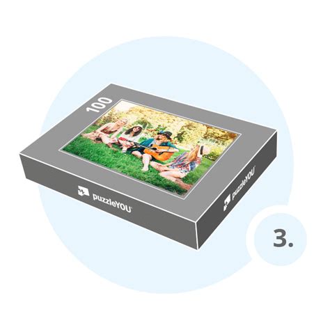 Predškolák skladá puzzle s 100 dielikmi