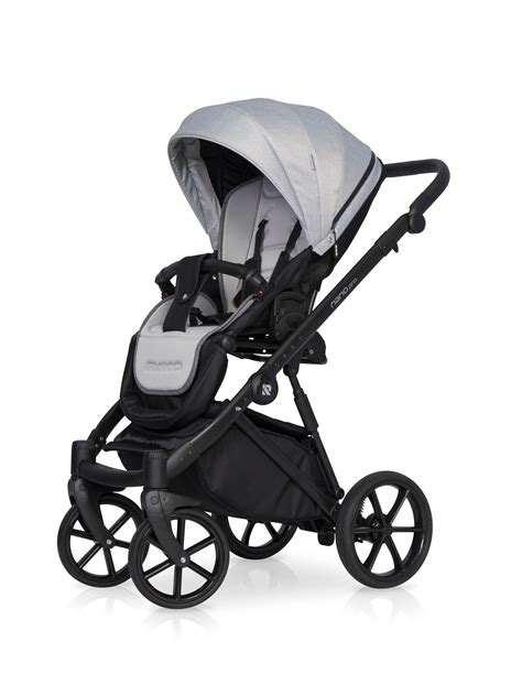 Detail kolies a odpruženia kočíka Riko Nano Pro