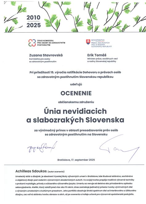 Škála videnia u zrakovo postihnutých ľudí