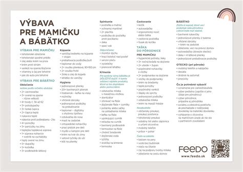 Zoznam výbavičky pre bábätko