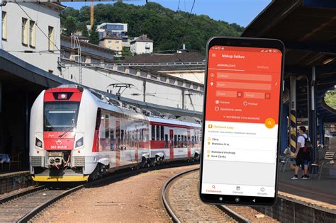 Ukážka mobilnej aplikácie IDeme vlakom so zľavovým preukazom
