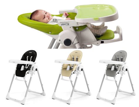 Detailné nastavenie výšky a polôh stoličky Peg Perego Prima Pappa Follow Me