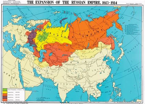 Mapa Ruska v roku 1917
