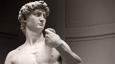 Ilustrácia sochy Davida od Michelangela