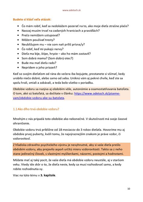 Tabuľka: Príklady situácií počas obdobia vzdoru a vhodné reakcie rodičov