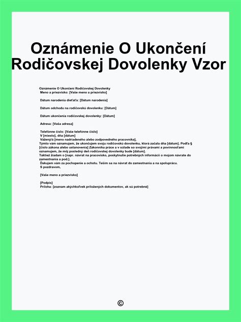 Infografika zobrazujúca možnosti po skončení rodičovskej dovolenky