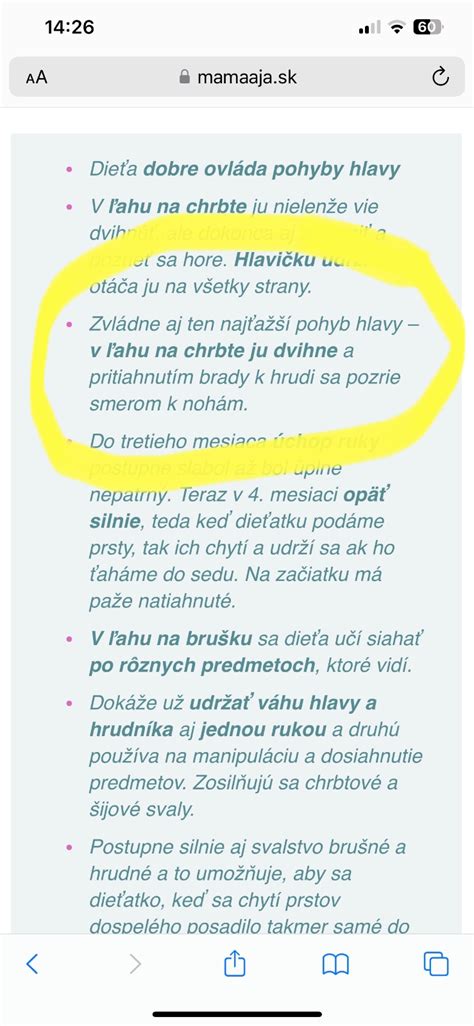 Dieťa na brušku, ako dvíha hlavičku