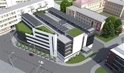 Moderná budova jaslí s hracím ihriskom