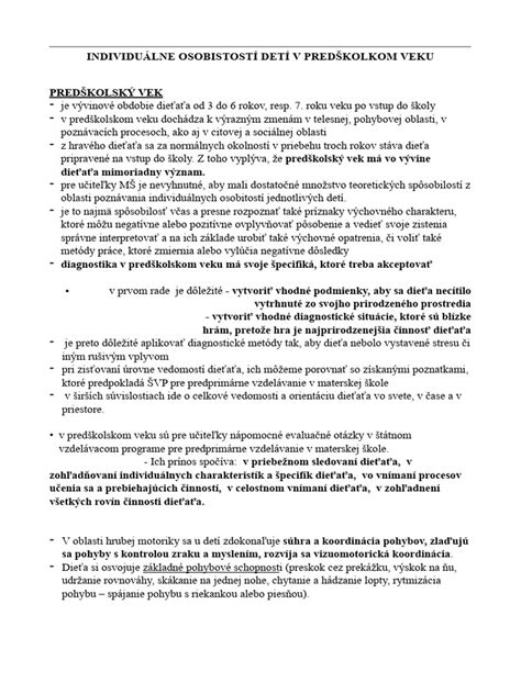 Grafické znázornenie odporúčaných výživových dávok pre deti v predškolskom veku
