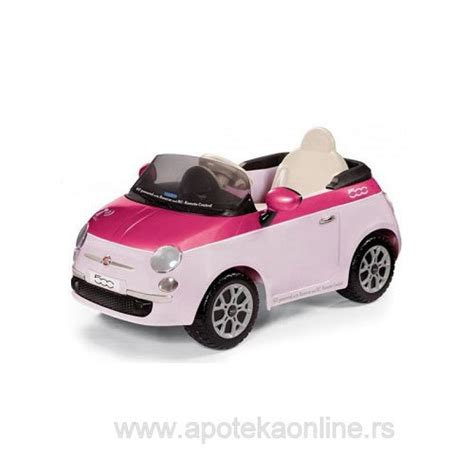 Interiér elektrického autíčka Peg Perego Fiat 500