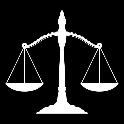 Symbol spravodlivosti - váhy