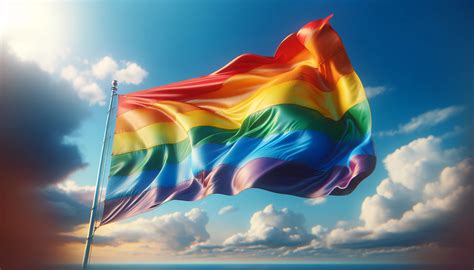 Ilustrácia dúhovej vlajky a symbolov LGBT komunity
