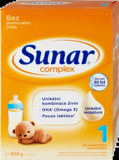 Zloženie dojčenského mlieka Sunar