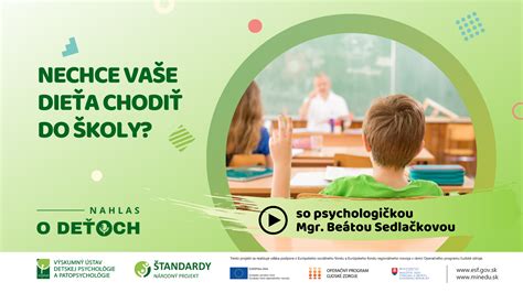 Grafické znázornenie možných príčin neochoty chodiť do školy