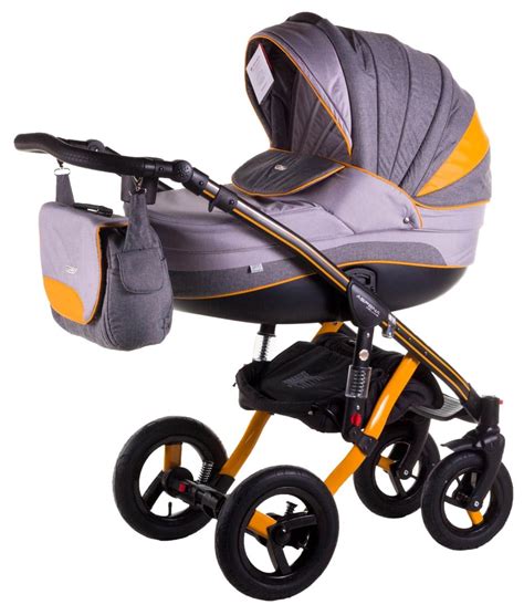 Hliníková konštrukcia kočíka Adamex Aspena s reflexnými prvkami