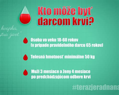 Infografika: Univerzálny darca a príjemca krvi