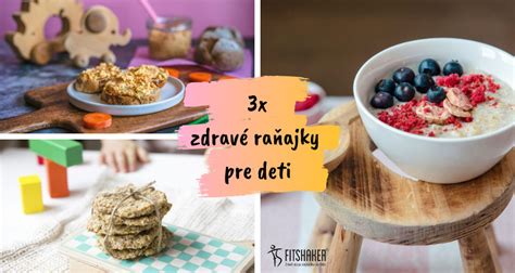 Farebné a zábavné raňajky pre deti