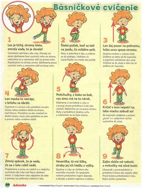 Ilustrácia dýchacích cvičení pre deti