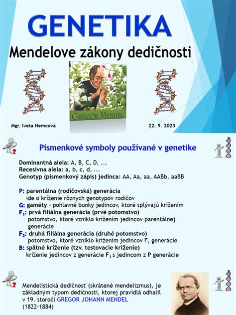 Genetické dedičné znaky