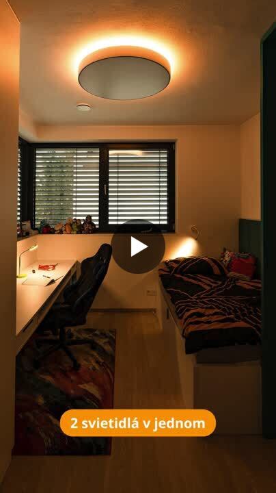 Ilustrácia nočného svetla v detskej izbe