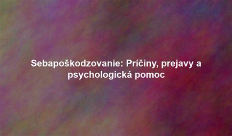 Schéma: Príčiny a prejavy detského vzdoru.