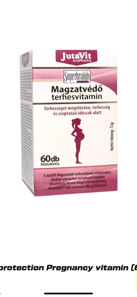 Tabuľka s odporúčanými vitamínmi pre plánovanie tehotenstva