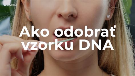 Schematické znázornenie odberu vzorky DNA zo slín