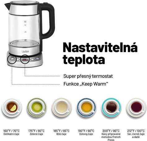 Tabuľka s hodnotami TOG a odporúčanou teplotou