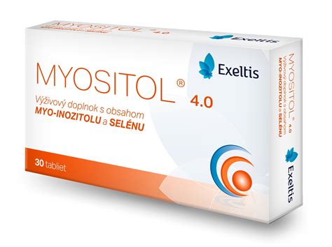 Schéma účinkov myo-inozitolu a D-chiro-inozitolu