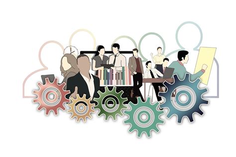 Ilustrácia znázorňujúca mäkké zručnosti ako tímová práca, komunikácia, kreativita