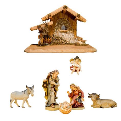 Tradičný drevený betlehem