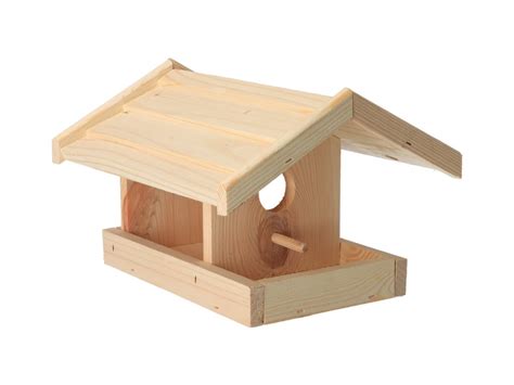 Drevené kŕmidlo pre vtáky