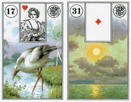Ilustrácia karty Bocian z Lenormand