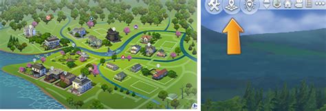 Mapa sveta v The Sims 3 s rôznymi domami