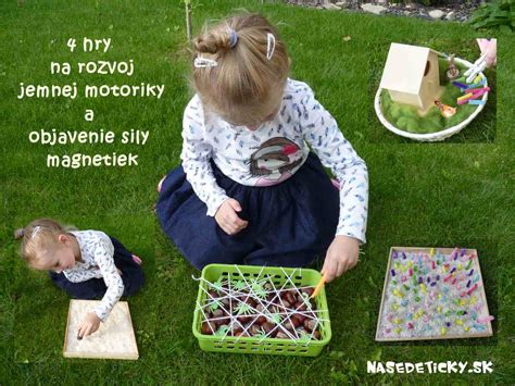 Hry na rozvoj jemnej motoriky u detí