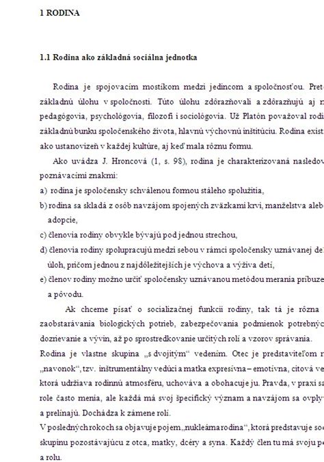 Rodina ako opora
