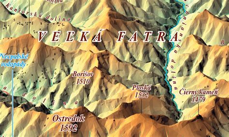 Mapa tela s vyznačenou oblasťou konečníka