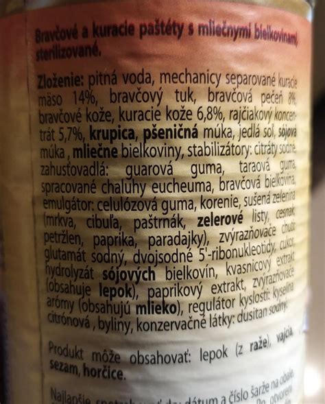 Nutričné zloženie kravského mlieka