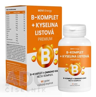 Ilustrácia zloženia B-komplexu