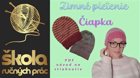 Schéma pletenia detskej čiapky
